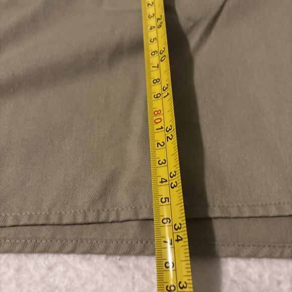 Dickies Mens Long Sleeve Industrial Pocket Work Shirt RN20697 Beige Sz XXL 2XL - Picture 2 of 7